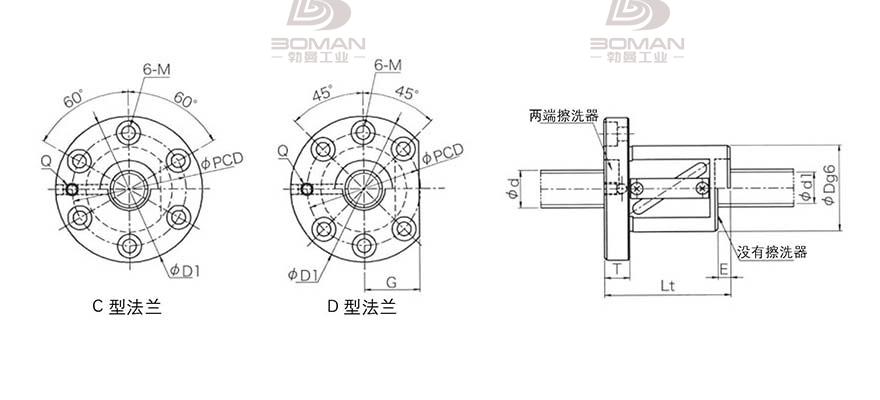 KURODA GR3605DS-CAPR 日本黑田精工丝杠钢珠安装方法
