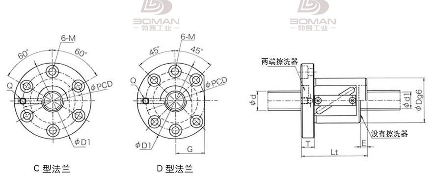 KURODA GR6312DS-DAPR 日本黑田丝杆和THK丝杠