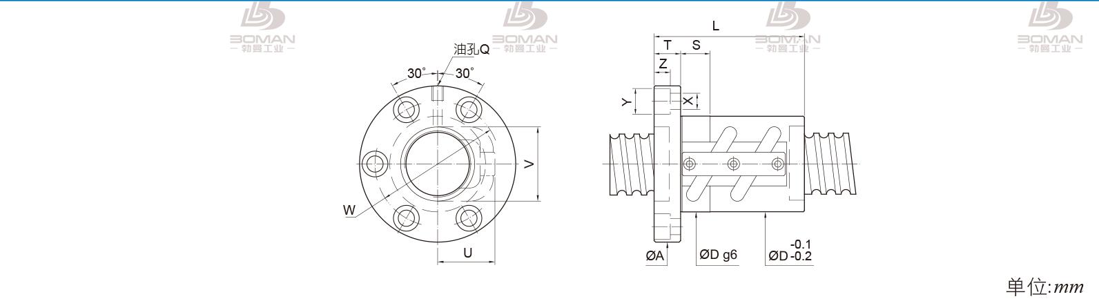 PMI FSVC8010-5 PMI TBI研磨级滚珠丝杆